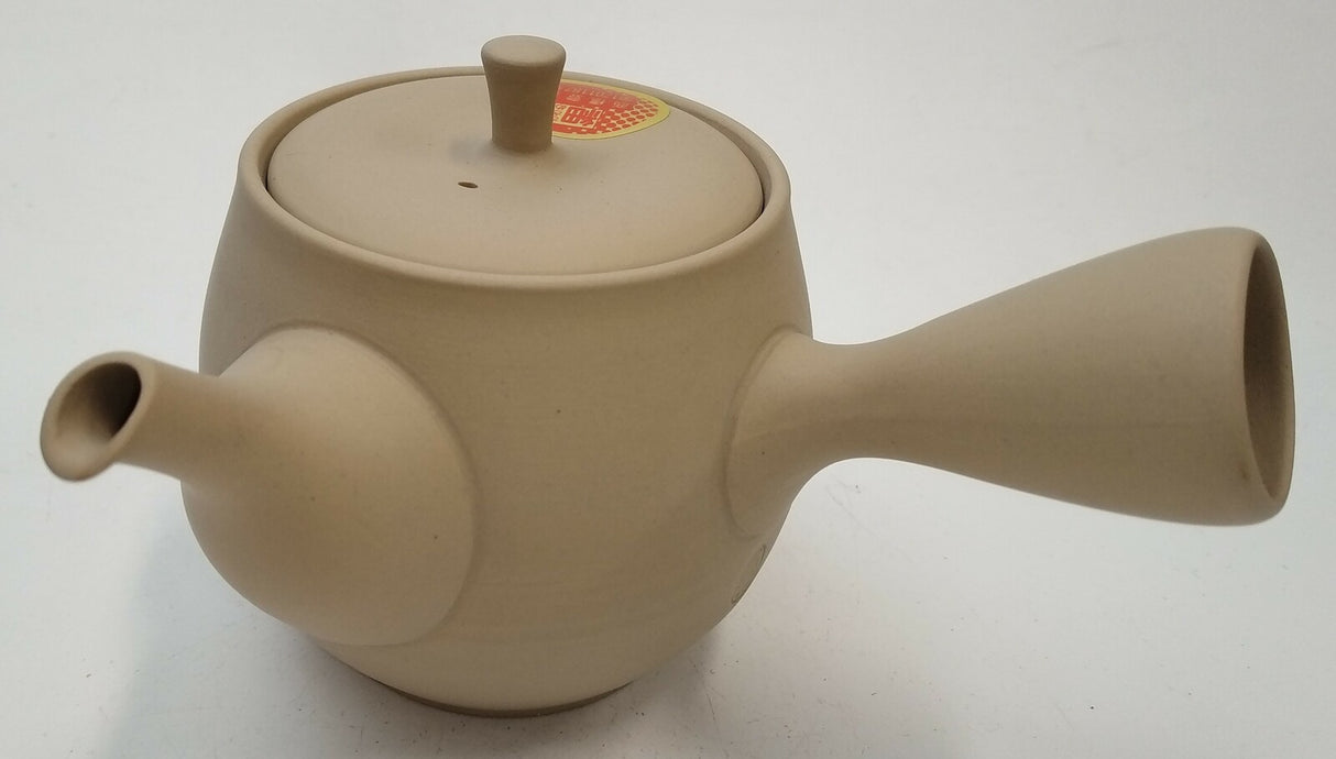 高助窯 (Y113) 高資陶苑:常滑急須 茶ポット 瓜形陶メッシュストレーナー 300ml
