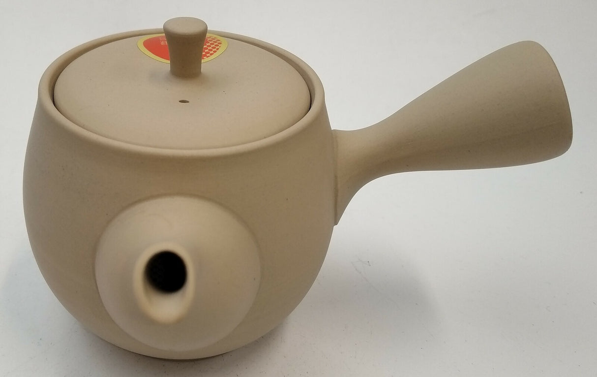 高助窯 (Y113) 高資陶苑:常滑急須 茶ポット 瓜形陶メッシュストレーナー 300ml