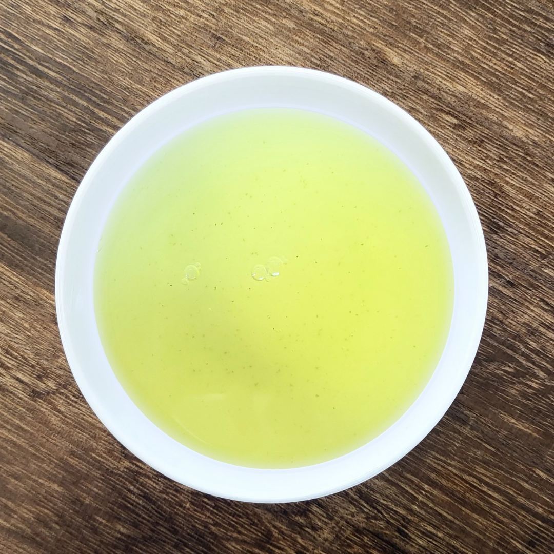 #0662.S5 Tarui Tea Farm: Organic Fukamushicha Aracha, Unrefined Green-Roasted Tea 有機 荒茶仕上げ