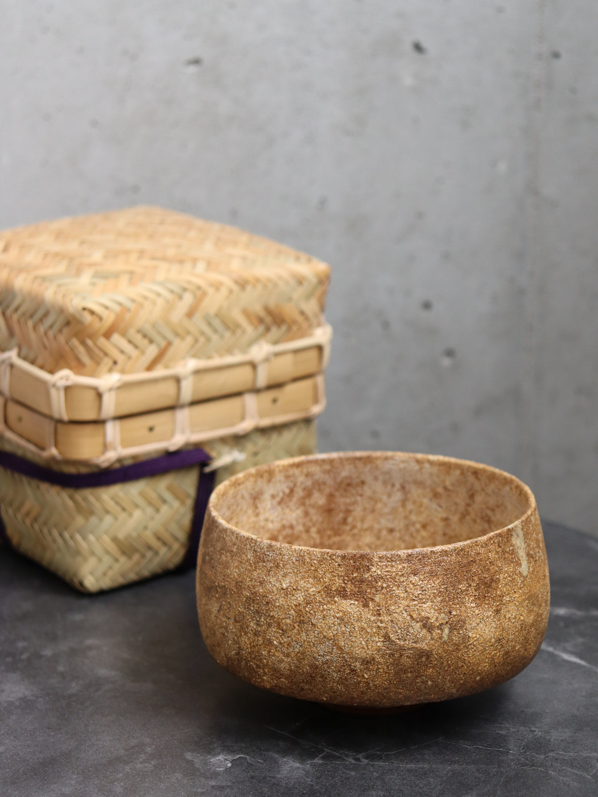 中川絵美:竹箱入り手作り抹茶碗