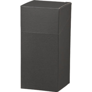 13807: 黒色テクスチャカートン 74 x 74 x 155 mm