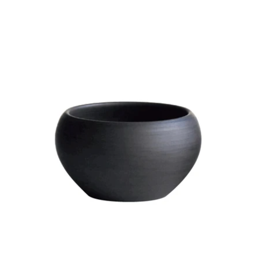 SALIU - Black Tokoname Yunomi Tea Cup -RYO- 湯呑み 凌