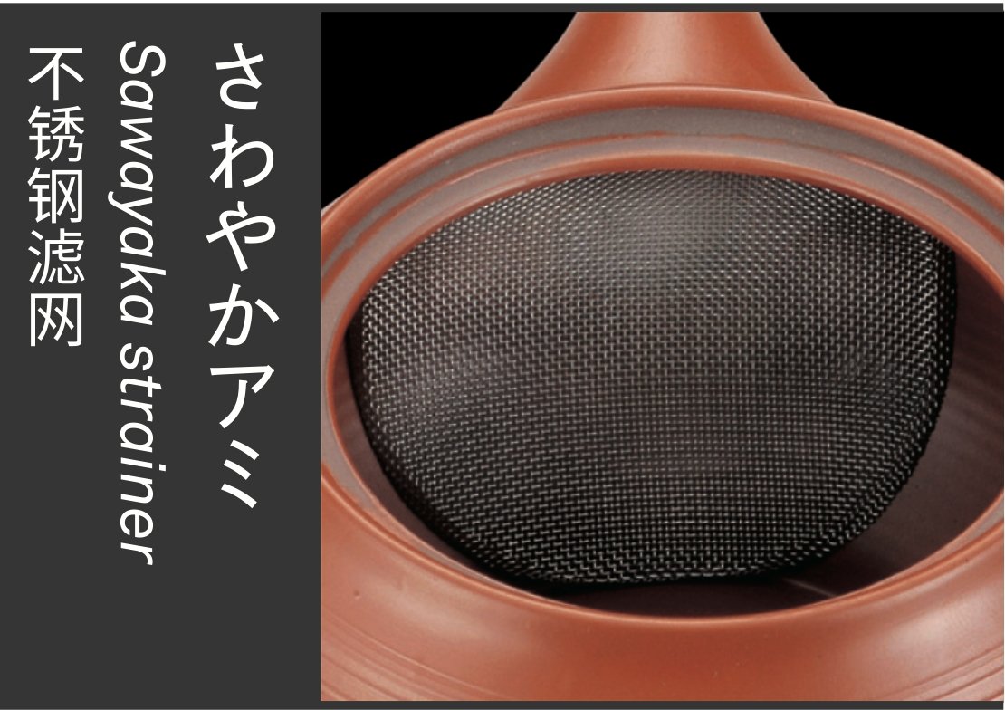 Koizumi: Left-handed Silver & Pink Striped Tokoname Kyusu Tea Pot by Kiln Tosei, 330 ml, 8-193 【陶聖】2色ルレット左手急須 - yumenet.live
