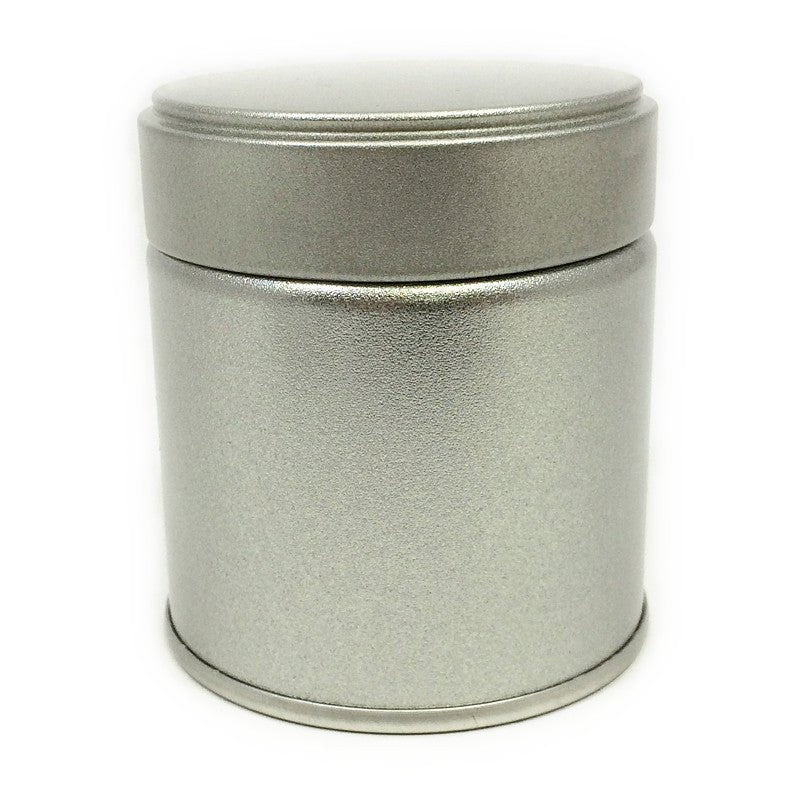 Matcha Tea Can, Silver Screw Top - yumenet.live