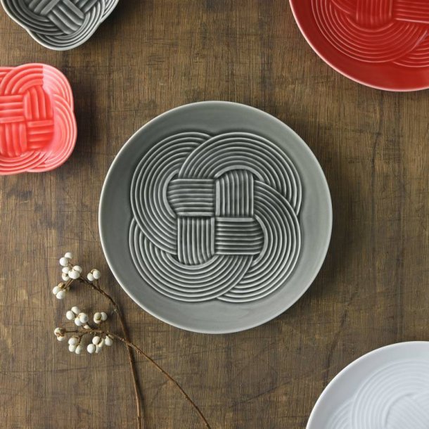 Oda Pottery: Dessert Plate Gray (19 cm) - yumenet.live