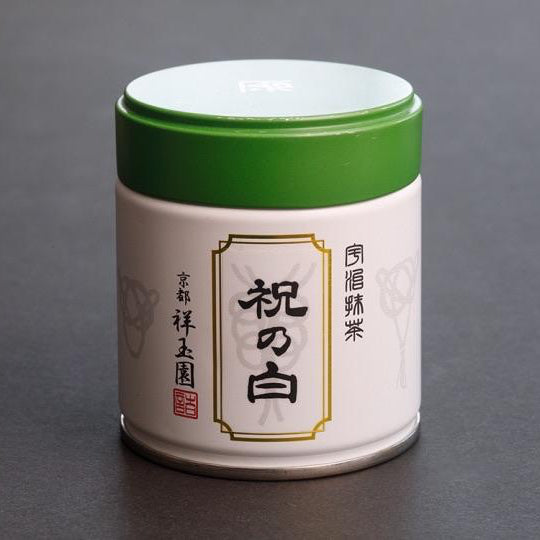Shogyokuen: Matcha Iwai no Shiro, Premium Ceremonial Grade (40g can, Spring Harvest) 祝いの白 - yumenet.live