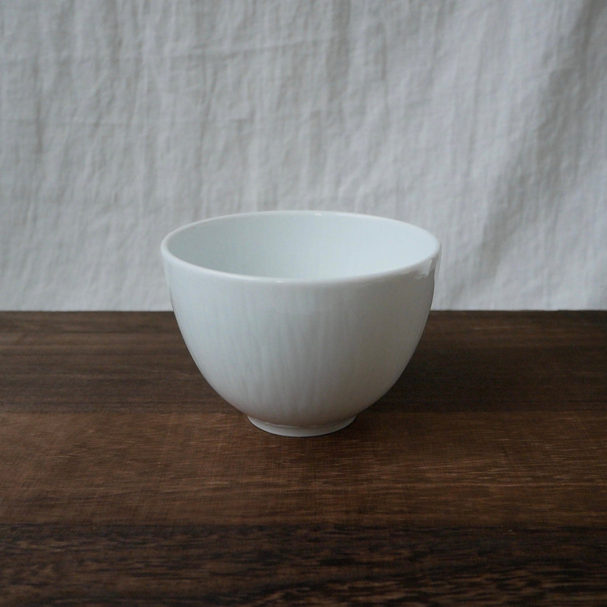 Yamani - Miyama Tableware: "Crease" Matcha Bowl Oribe Green - yumenet.live