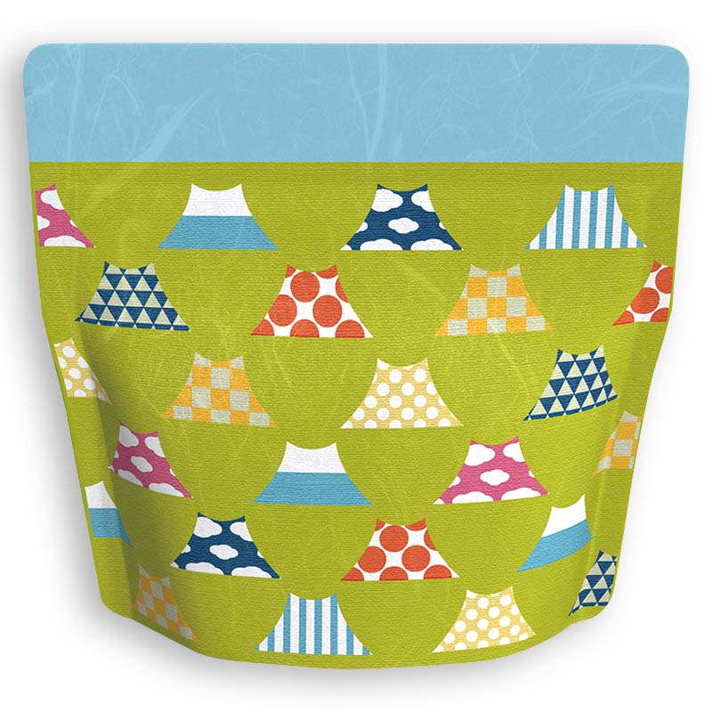 Yoshimura Pack 1332 Resealable Washi Paper Bag Fujisan 富士山 - yumenet.live