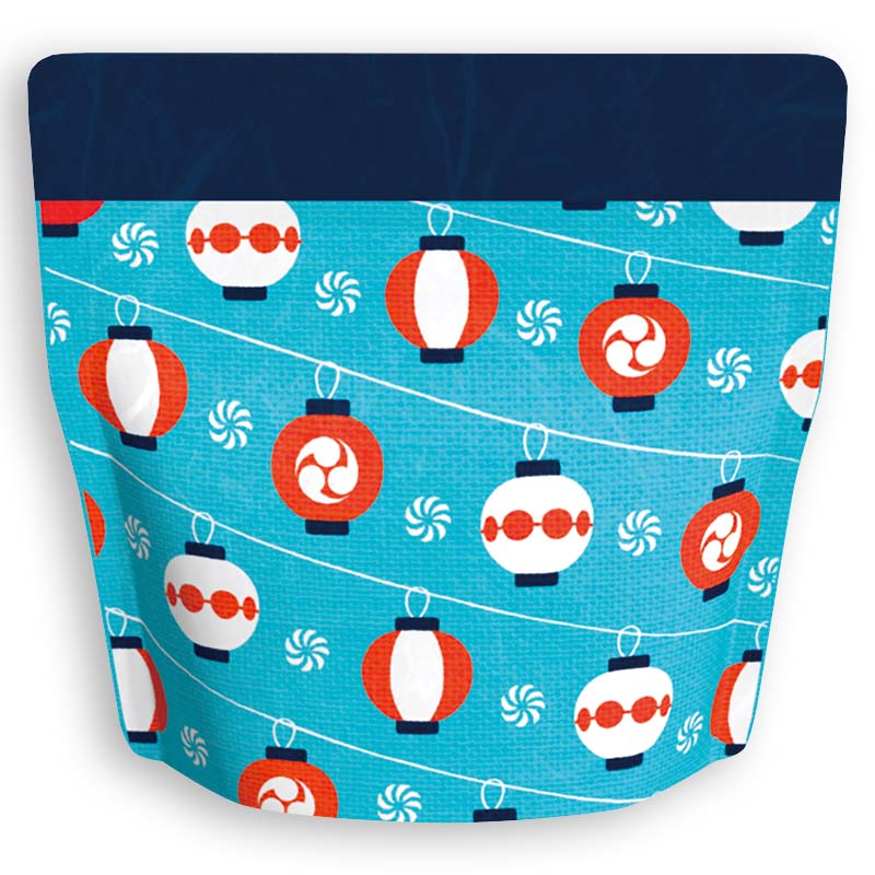Yoshimura Pack 1334 Resealable Washi Paper Bag Festival Lanterns 祭提灯柄 - yumenet.live