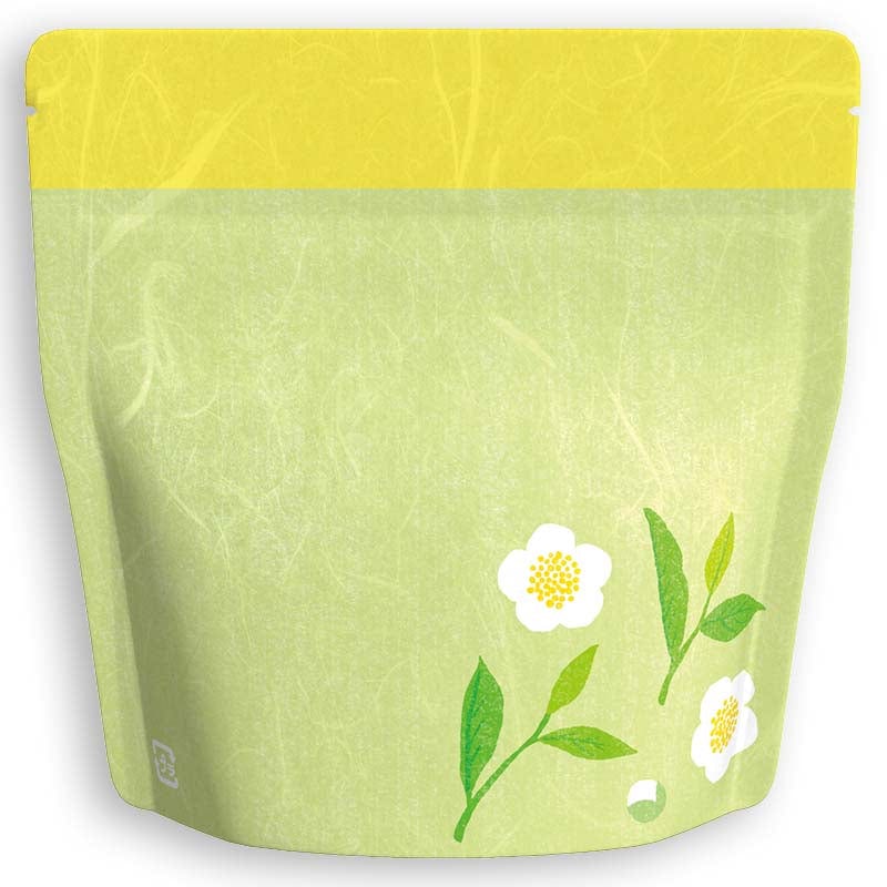 Yoshimura Pack 1451 Resealable Washi Paper Bag Tea Leaves 茶の葉 - yumenet.live