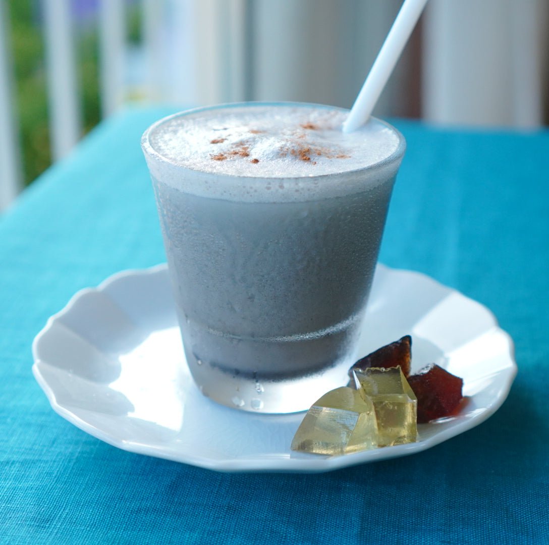 Recipe for Frozen Kurogoma Kinako Latte (フローズン黒ごまきなこラテ) - yumenet.live