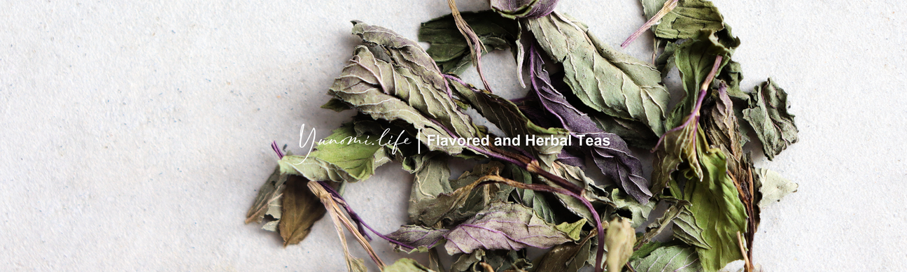 Flavored and Herbal Teas banner by yumenet.live