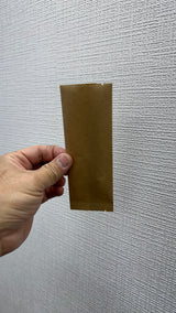 50661: Matcha Bags, Craft Brown Flat Bags for Samples (55x150 mm)