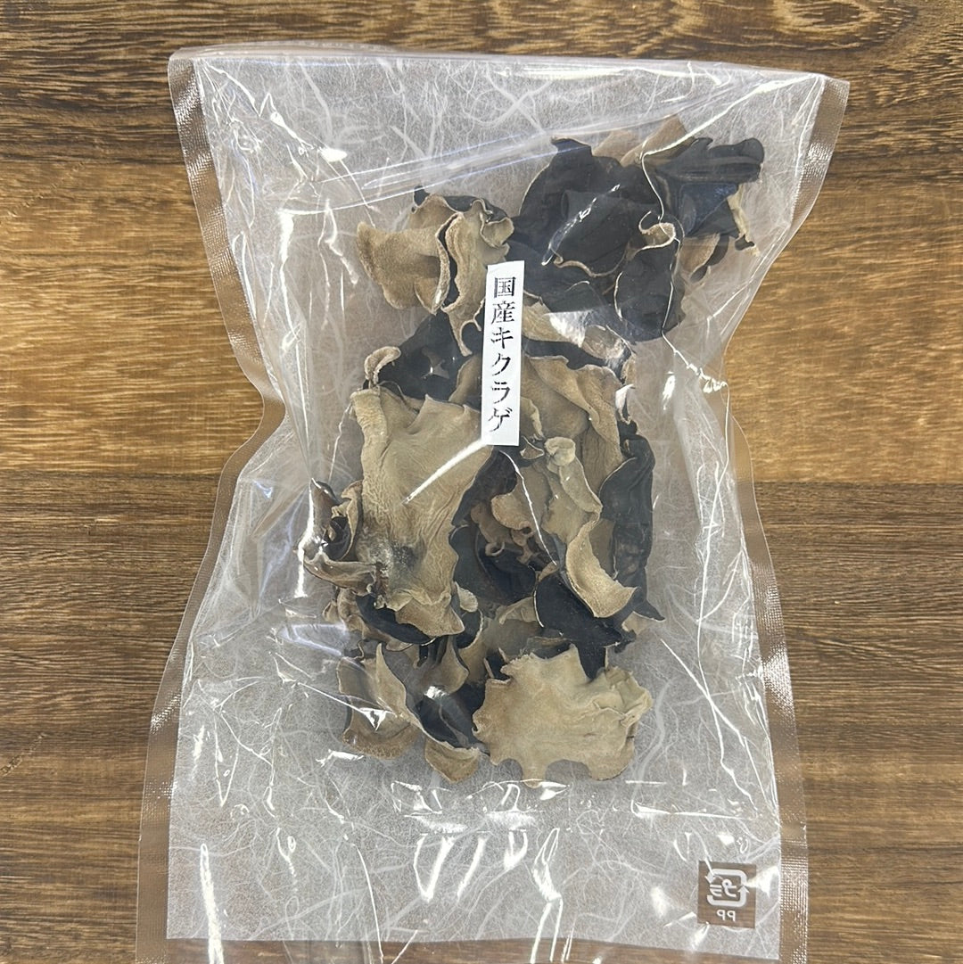 武州屋：愛知県産高級乾燥黒きくらげ