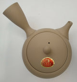 高助窯 (Y112) 高資陶苑：常滑急須 茶ポット 浅丸陶メッシュストレーナー 300ml