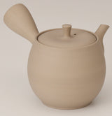 高助窯 (Y113) 高資陶苑：常滑急須 茶ポット 瓜形陶メッシュストレーナー 300ml