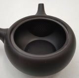 高助窯 (Y118) 高資陶苑: 常滑急須 急須 黒 セラミックメッシュストレーナー 100ml