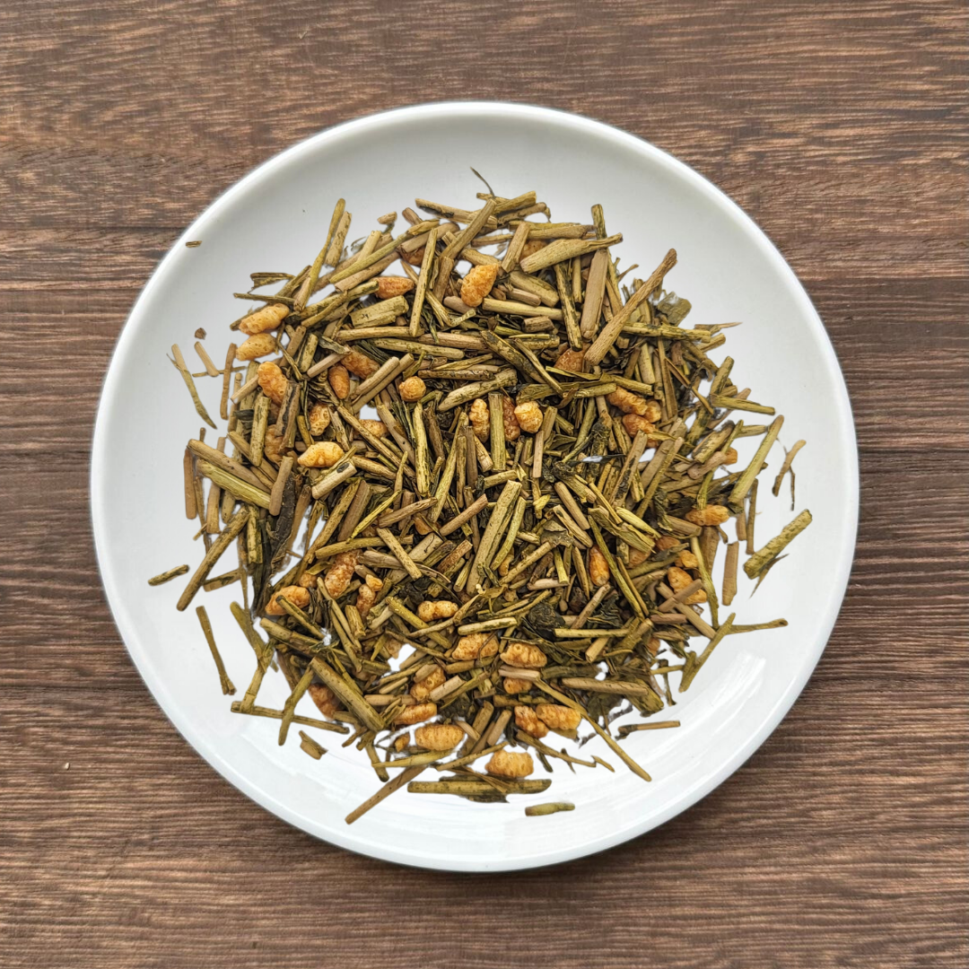 #0606.NX 清香園製茶工場 越後棒茶 ほうじ茶 玄米入り 越後棒茶