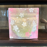 Yoshimura Pack 10185 Resealable Semi Transparent Washi Paper Bag Pink Sakura 雲竜透明ﾁｬｯｸ付ｽﾀﾝﾄﾞ袋 桜