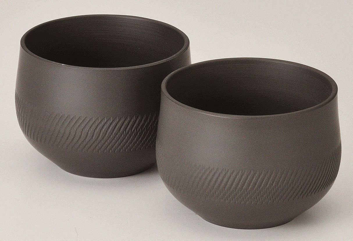 Yamaki Ikai (Y265) Bronze Kyusu Tea Pot & 2-Cup Set