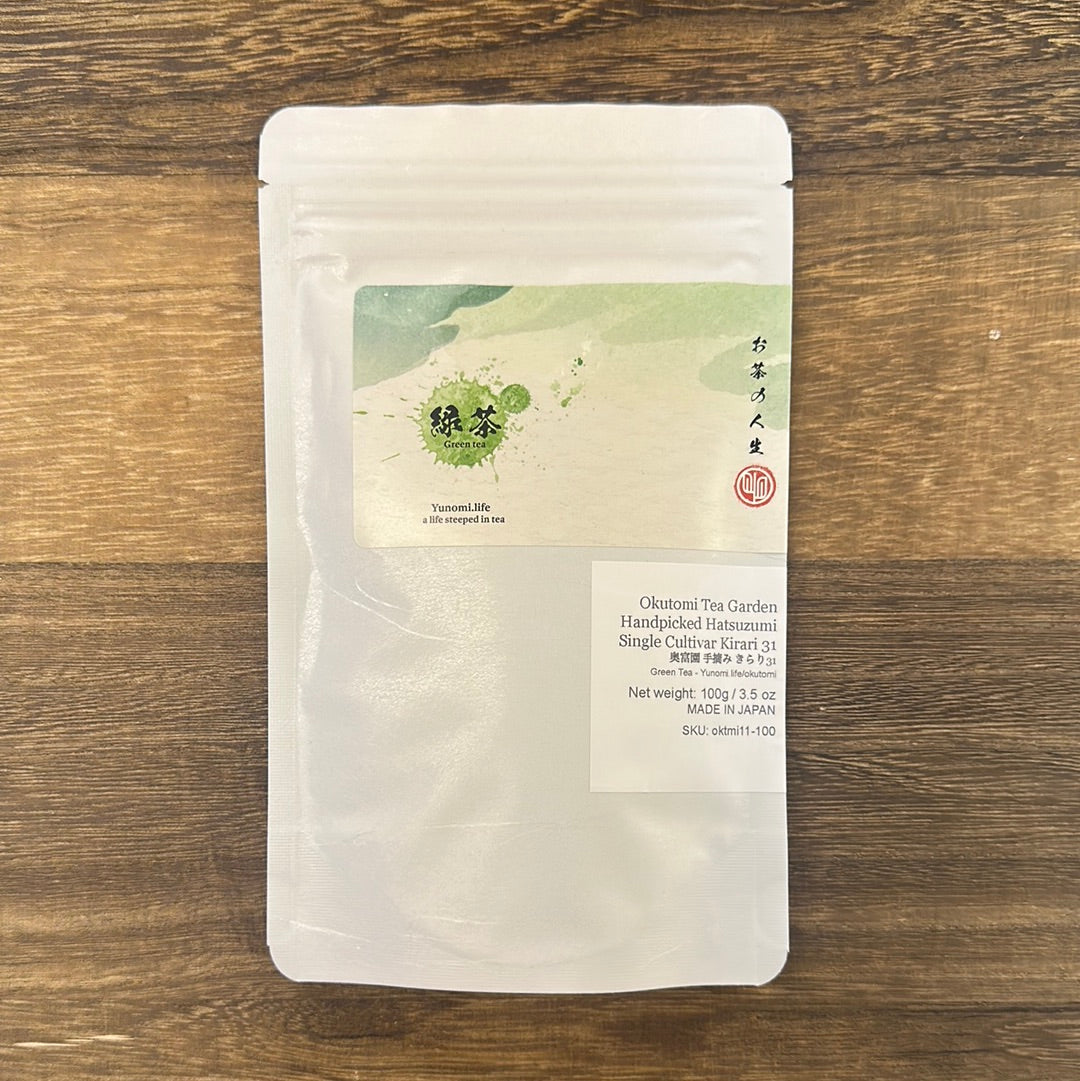 #0558.S2 - Handpicked Hatsuzumi Sayamacha Kirari 31, Single Cultivar by Award-Winning, 15th Generation Farmer, Okutomi Masahiro(Limited Stock)
