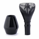 Resin Matcha Tea Whisk with holder (black/green/brown/beige/pink)