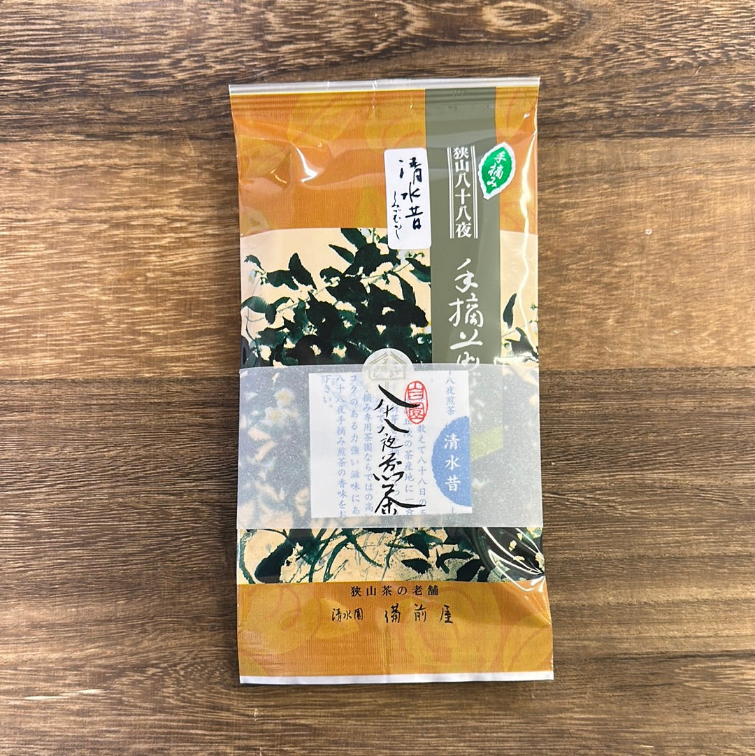 [2025] #0247.S2 備前屋: #07 清水昔ブレンド - 手摘み狭山銀杏茶 煎茶 手摘み汁凋香煎茶 清水昔