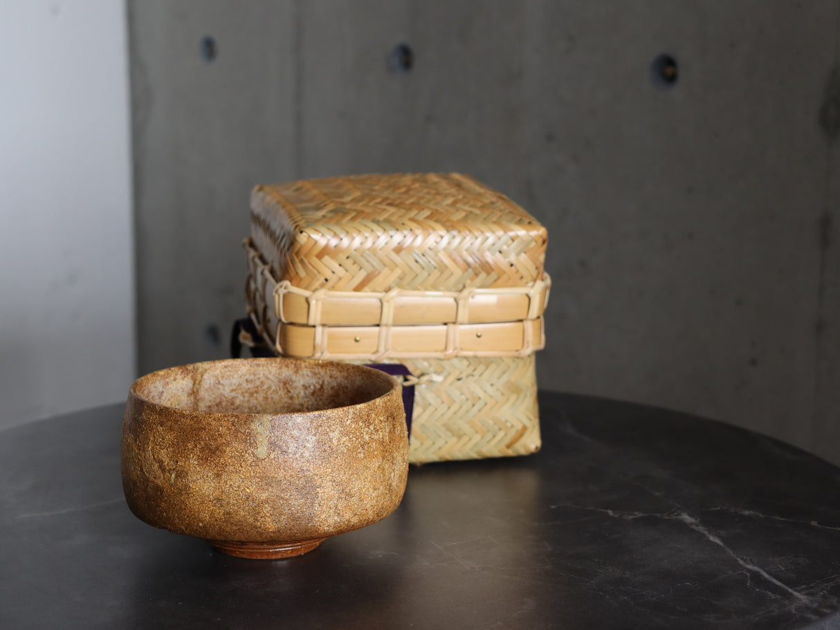 中川絵美：竹箱入り手作り抹茶碗