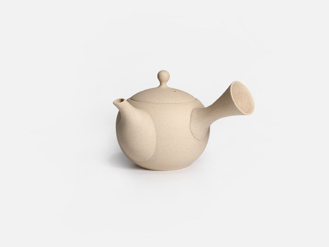Jinsui Kiln: IROIRO 01 -White (290ml, Tokoname Kyusu Tea Pot, Natural)