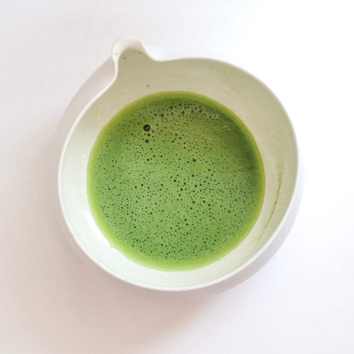 kaguyahime matcha in a bowl