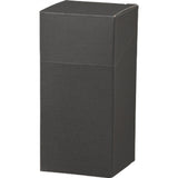 13807: 黒色テクスチャカートン 74 x 74 x 155 mm
