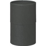 16338: Black Cylindrical Paper Canister 67 x 103 mm