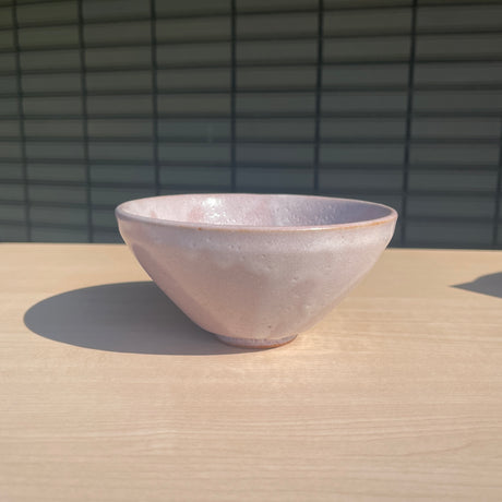 Pink Shino Natsume Matcha Bowl