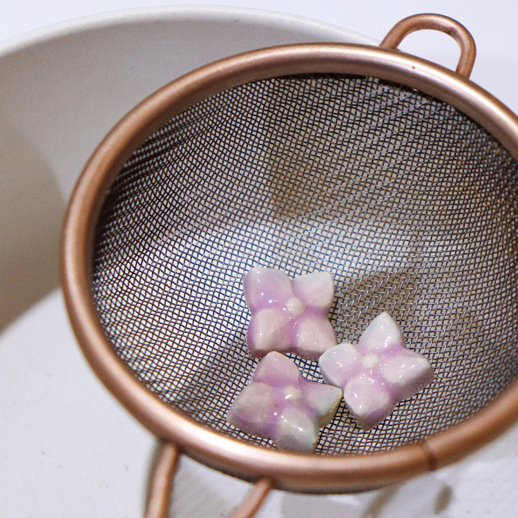 Tamasa (玉彩) ー Ceramic Matcha Sifting Beads Pastel Purple 2