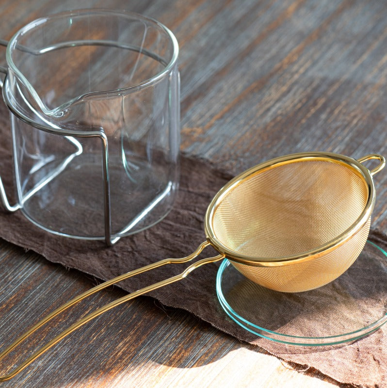 スリースノー：抹茶茶こし（ゴールド） 