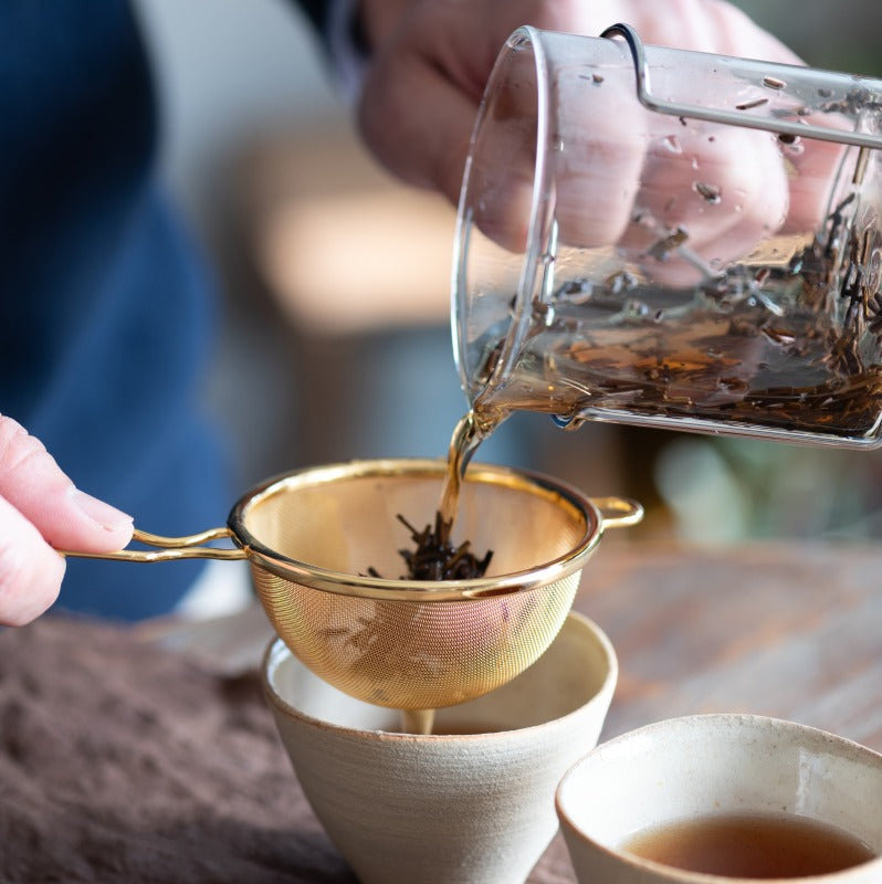 スリースノー：抹茶茶こし（ゴールド） 
