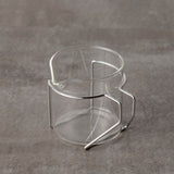 Three Snow: Tea Strainer and Glass Kyusu Set (Gold)