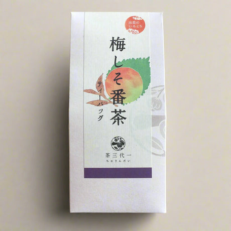 Chasandai: Ume Shiso Bancha (Plum & Perilla Green Tea Bags (5g x 8) - yumenet.live