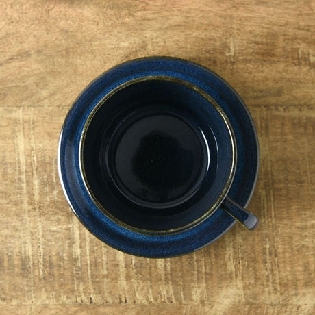 Deep Scandinavian Blue - Tea Cup & Saucer - yumenet.live