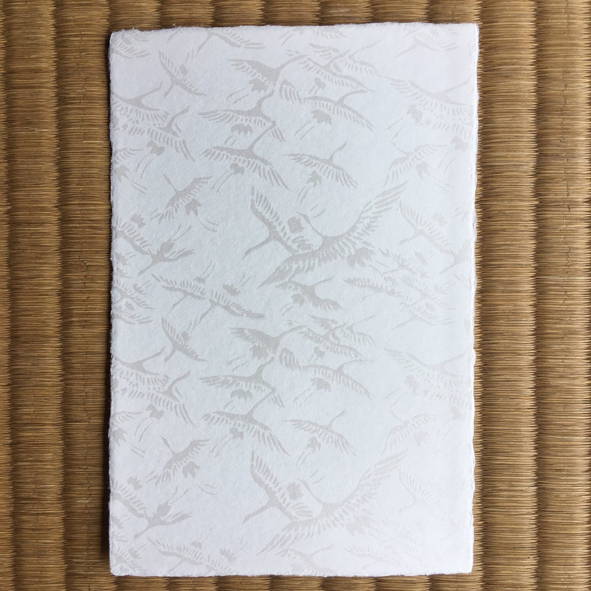 Echizen Washi Postcard, Crane (Tsuru) Design - yumenet.live