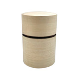 Fujiki Denshiro: Obizutsu Tea Canister - Kaede Maple 帯筒茶筒かえで - yumenet.live