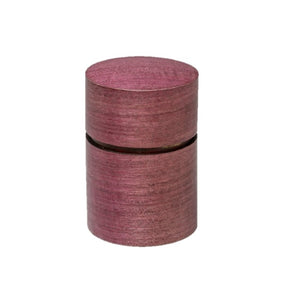 Fujiki Denshiro: Obizutsu Tea Canister - Purple Heart 帯筒茶筒パープルハート - yumenet.live