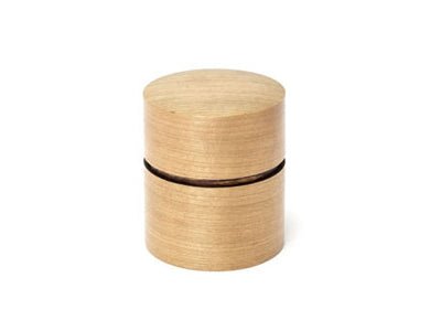 Fujiki Denshiro: Obizutsu Tea Canister - Sakura 帯筒茶筒さくら - yumenet.live