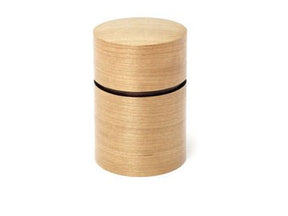 Fujiki Denshiro: Obizutsu Tea Canister - Sakura 帯筒茶筒さくら - yumenet.live