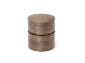 Fujiki Denshiro: Obizutsu Tea Canister - Walnut 帯筒茶筒くるみ - yumenet.live
