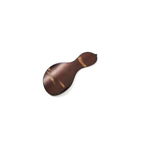 Fujiki Denshiro: Sakura Bark Tea Scoop Chasaji - Plain Bark in Gourd-shaped design 茶箕 兵丹 無地皮 - yumenet.live