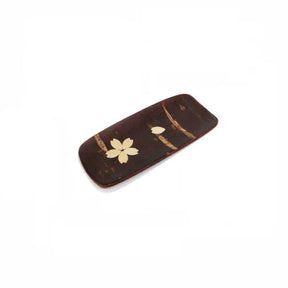 Fujiki Denshiro: Sakura Bark Tea Scoop Chasaji, with Sakura 茶箕(小)散花 - yumenet.live