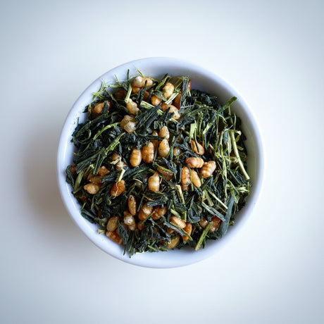 Hachimanjyu: Organic Yakushima Genmaicha Brown Rice Green Tea 有機玄米茶 (JAS certified) - yumenet.live
