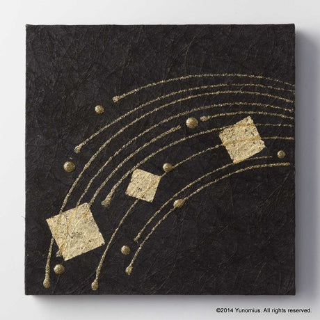 Hana & Haku: Decorative Washi Paper Panel (Black #2) - yumenet.live