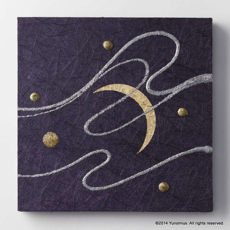 Hana & Haku: Decorative Washi Paper Panel (Purple #2) - yumenet.live
